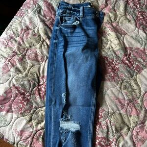 KanCan Blue Distressed Skinny Jeans